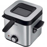 Frit&uuml;&uuml;r Sencor SFR 6200SS, h&otilde;be v./must v., 900 W, 1.5 l (kahjustatud pakend)