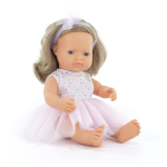 Nukk Miniland My Friends & Me Dark Blonde, 38 cm, roosa v.