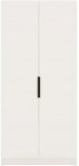 Riidekapp Mirtillo, valge v., 60 cm x 100 cm x 216 cm, 2 tk
