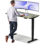 Arvutilaud reguleeritava k&otilde;rgusega Desktronic HomePro 829 53, 140 cm x 70 cm, 126 cm, must v./roheline v.