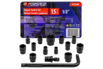 L&ouml;&ouml;kpeade komplekt Forsage F-4159K, 10 - 32 mm, 1/2"