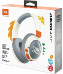 Juhtmeta k&otilde;rvaklapid lastele JBL Junior 470NC JBLJR470NCWHT, valge v.