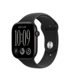 Nutikell Apple Watch Series 12 GPS 42mm MJEC4ET/A, black alumiiniumist korpus koos black sportrihmaga - M/L