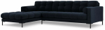 Nurgadiivan Cosmopolitan Design Bali, must v./s&uuml;gav merev&auml;esinine v., vasak, 185 x 293 cm x 75 cm