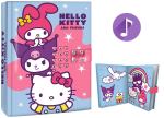 Laste p&auml;evik Kids Euroswan Hello Kitty, jooneline, A5, sinine v./roosa v.