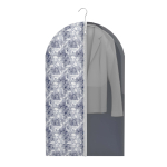 Riiete kott Ordinett Kyoto 126034003, 100 cm x 60 cm, sinine v./valge v.