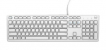 Juhtmega arvutiklaviatuur Dell KB216, EN, valge v.