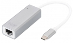 Adapter Digitus RJ45 / USB USB 3.0 Type C male, RJ-45, 0.2 m