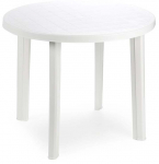 Aialaud Diana Tondo, valge v., 90 cm x 90 cm x 72 cm