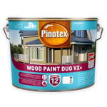 Puitfassaadide v&auml;rvid Pinotex Wood Paint Vx+, valge, 10 l