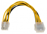 Adapter Akyga AK-CA-08 EPS 8 pin male, EPS 8 pin female, 0.2 m, mitmev&auml;rviline