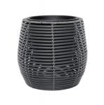Lillepott Home4you, plastik, &Oslash; 28 cm, hall v.