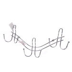 Seinale kinnitatav riidepuu 702358, kroom v.