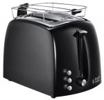 R&ouml;ster Russell Hobbs Textures Plus Black 22601-56, must v./roostevaba teras v.