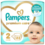M&auml;hkmed Pampers Premium Care, 2 suurus, 4 - 8 kg, 23 tk