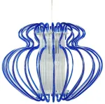 Valgusti rippuv Candellux Imperia 31-36561, E27, 1 x 60 W, sinine v. / sinine v., 52 x 42 cm