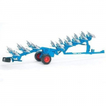 M&auml;nguhaagis Bruder Lemken Semi Mounted Reversible Plough 02250, 1:16, sinine v.