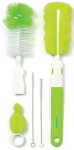 Komplekt BabyOno Bottle & Teat Brush Set, 0 kuud, plastik, roheline v.