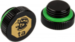 Vesijahutuss&uuml;steemi lisatarvik BitsPower Touchaqua plug 1/4", must/kollane/roheline, 2 tk