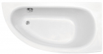 Vann, nurgaga Besco Milena Premium Right 150, 150 cm x 69.5 cm x 40 cm, parempoolne, valge v.