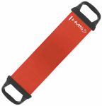 Takistuskumm HMS Rubber Espander, 65 cm x 15 cm x 0.065 cm, must v.