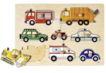 Puidust pusle Goki Transport VG57996, 21 cm x 30 cm, 8 tk