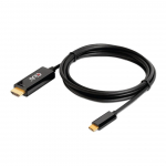Kaabel Club 3D CAC-1334 HDMI, USB Type C, 1.8 m, must v.