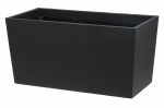 Lillepott 4Living 276396, pol&uuml;prop&uuml;leen (pp), 76 cm x 39 cm, &Oslash; 76 cm, must v.
