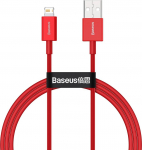 Kaabel Baseus BSU2661RED, Lightning/USB, 100 cm, punane
