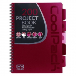 M&auml;rkmik CoolPack Spiral Note Book 94245CP, ruuduline, A5, 200 lehte, Punane v.
