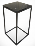 Kohvilaud Kalune Design Pure, must v., 35 cm x 35 cm x 62 cm