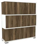 Kingakapp Kalune Design Napolyon, valge v./p&auml;hklipuu v., 90 cm x 30 cm x 93 cm