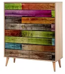 Kapp Kalune Design Multilux 726, pruun v./mitmev&auml;rviline, 95 cm x 36 cm x 111 cm