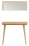 Konsoollaud Kalune Design Banevento, tamm v., 80 cm x 32 cm x 84 cm