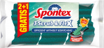 Puhastusk&auml;sn Spontex Scrub & Flex, sinine, 3 tk