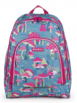 Kooli seljakott Gabol Pixie, sinine/roosa, 27 cm x 12 cm x 34 cm
