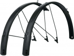 Porikaitse SKS Bluemels Style MUDG350, alumiinium/plastik, must v., 28", 2 tk