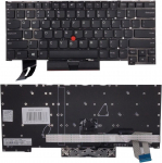S&uuml;learvutite klaviatuurid Lenovo KB314867 for Lenovo ThinkPad T14s with trackpoint (US), Inglise (US), must v.