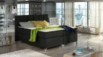 Voodi poolteist istekohta Basilio Mat Velvet 63, 140 x 200 cm, roosa v., madratsiga