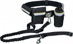 Koera rihm Trixie Hands Free 1275, must v., 1-1.35 m x 25 mm