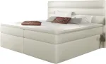 Voodi kahekohaline kontinentaalne Softy Soft 33, 160 x 200 cm, hele pruun v., madratsiga