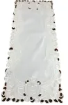 Piklik laudlina ristk&uuml;likukujuline OH-148-A, valge v., 50 x 100 cm