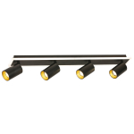 Valgusti lagi Light Prestige Spot Parma LP-0612/4C BK, GU10, 3000 - 6000 &deg;K, 4 x 5 W, must v.