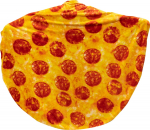 Pleed Pizza KFE-01, punane/kollane, 180 cm x 180 cm