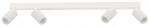 Valgusti lagi Light Prestige Perugia LP-0703/4C WH, GU10, 3000 - 6000 &deg;K, 4 x 18 W, kuldne v./valge v.