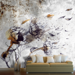 Fototapeet Artgeist Recall Sunflowers MNEW011203SAM, 105 cm x 147 cm