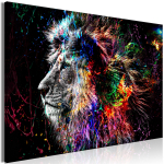 Reproduktsioon Artgeist Crazy Lion, g-c-0269-b-a, 30 cm x 20 cm