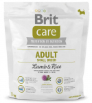 Kuiv koeratoit Brit Care Adult Small Breed Lamb & Rice, 1 kg