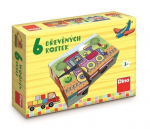 Pusle Dino Vehicles, 6 tk, mitmev&auml;rviline