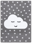 Vaip sise Hakano Tinies Cloud, valge v./hall v., 190 cm x 140 cm